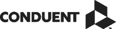 Logo de Conduent, cliente de Gestión Modular